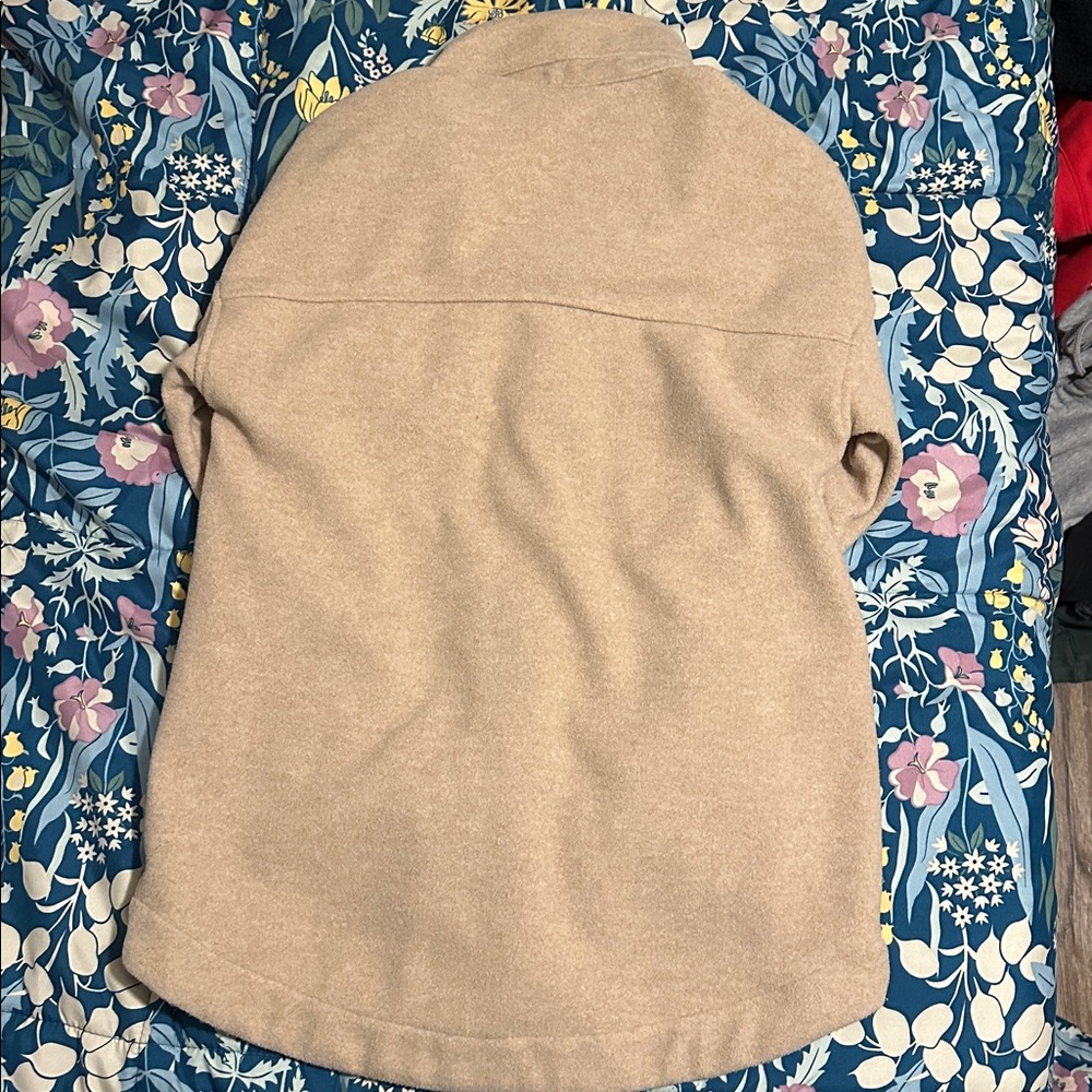 Beige Button-Up Jacket - Picture 3 of 3